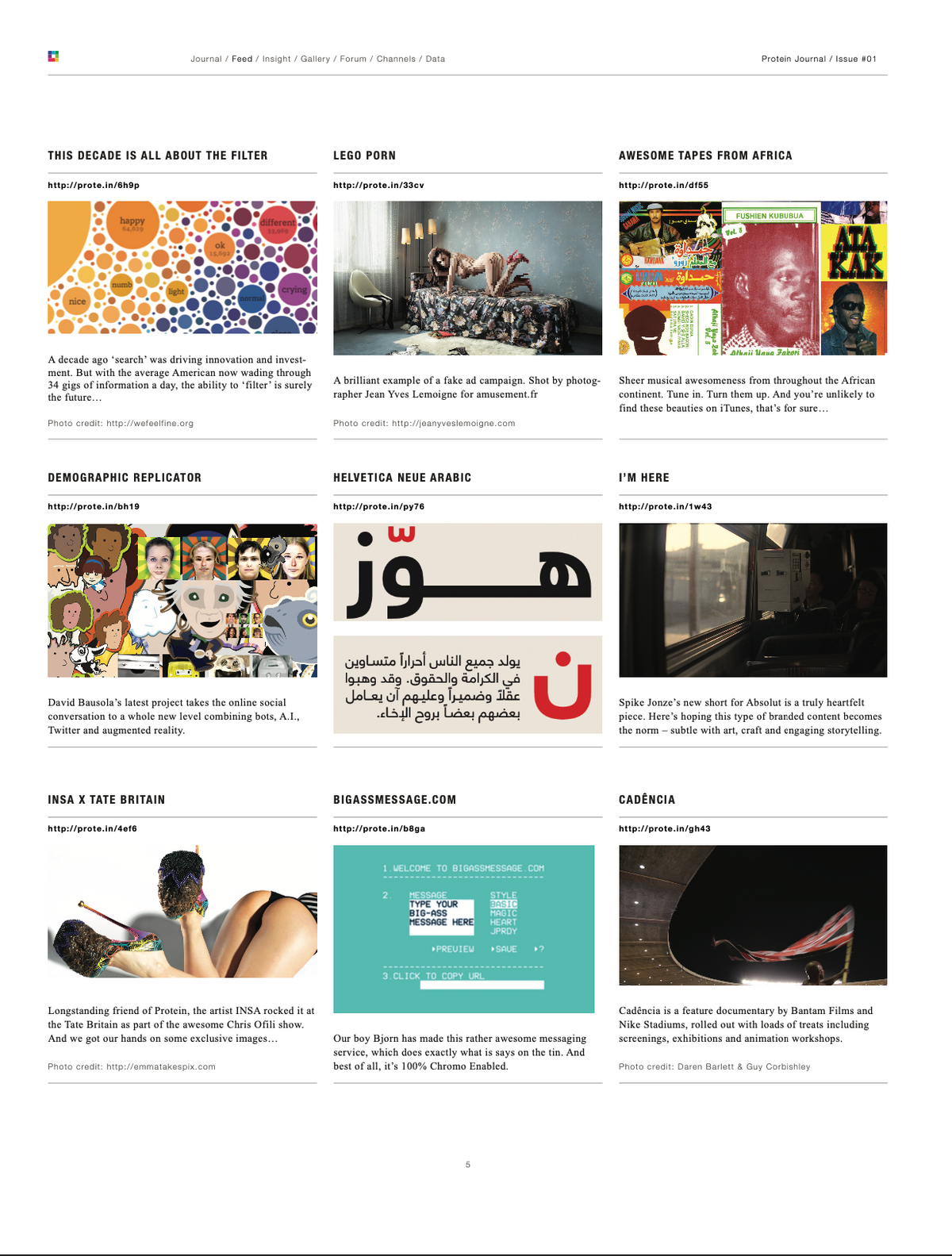 PROTEIN JOURNAL #1
