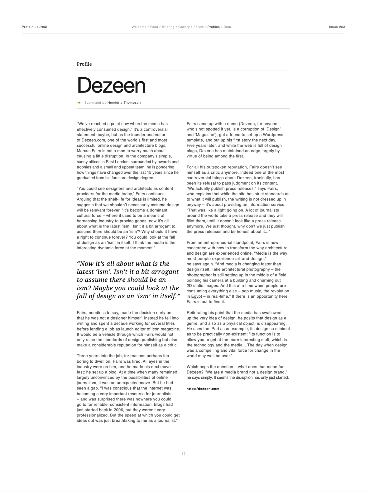 PROTEIN JOURNAL #3