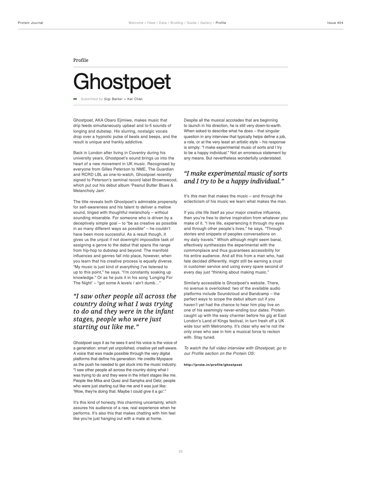 PROTEIN JOURNAL #4