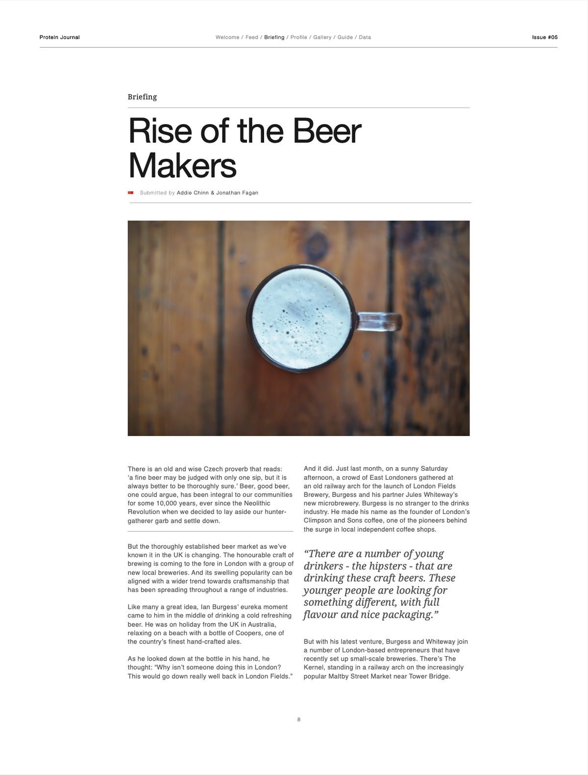 PROTEIN JOURNAL #5