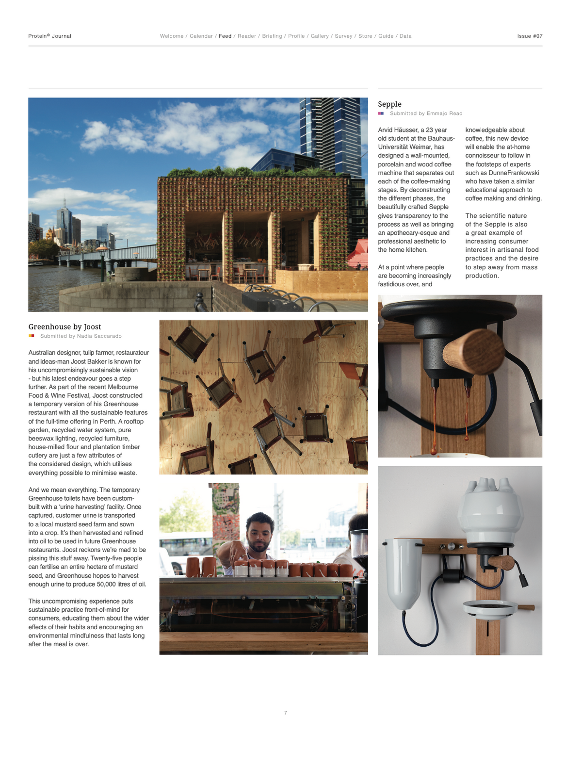 PROTEIN JOURNAL #7