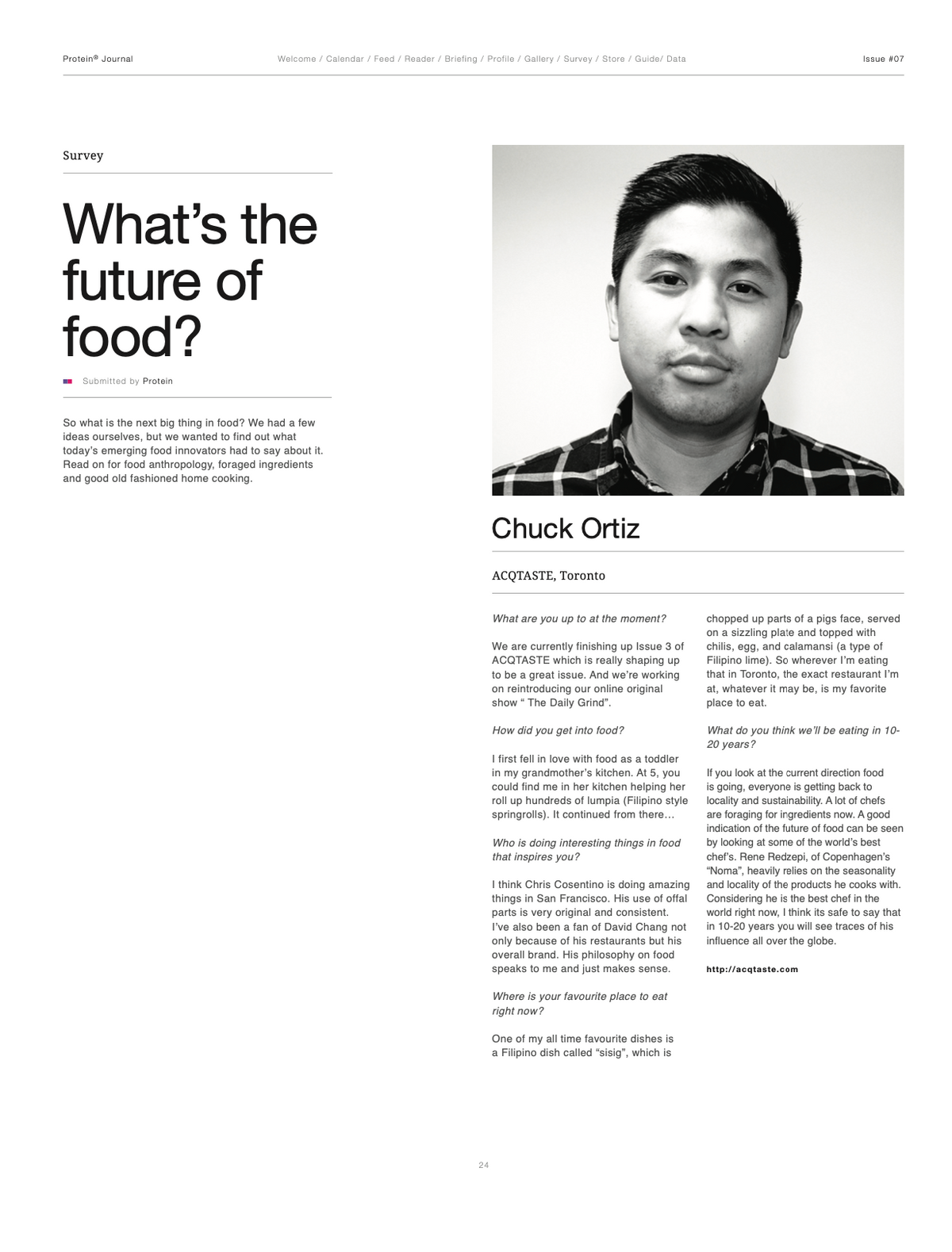 PROTEIN JOURNAL #7