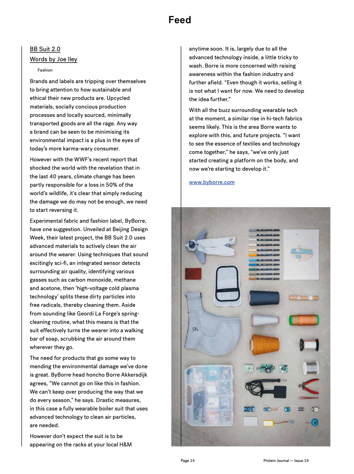 PROTEIN JOURNAL #14 [TELFAR]