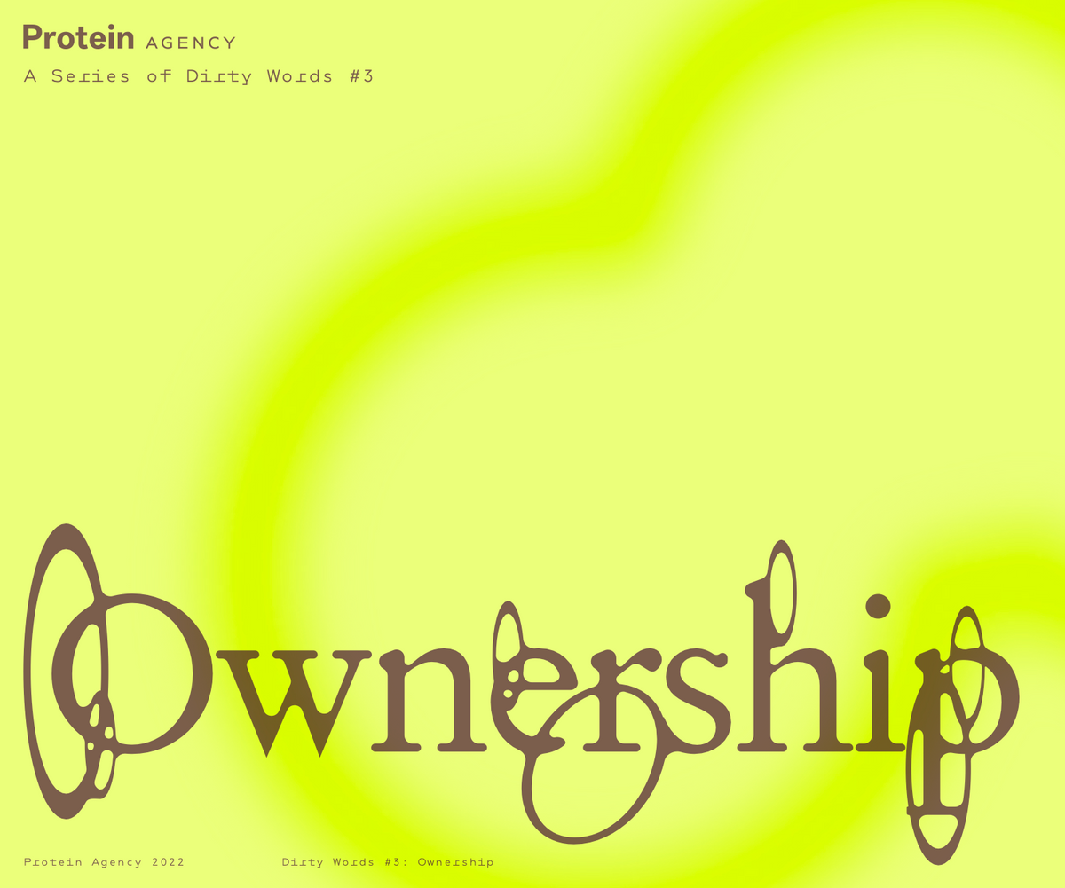 DIRTY WORDS #3 [OWNERSHIP]